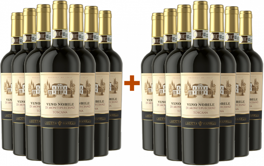 7+7 Paket 2018 Loggia delle Sassaie Nobile di Montepulciano DOCG - WirWinzer Select Lörrach