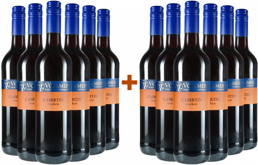6+6 Paket 2021 Cabertin trocken - Weingut Roland Vollmer