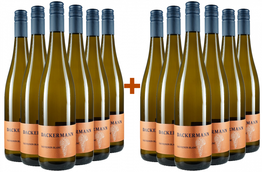 6+6 Sauvignon Blanc Gutswein trocken - Weingut Dackerman - Weingut Dackermann