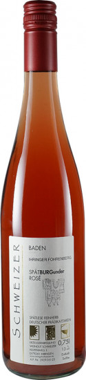 2022 Ihringer Fohrenberg Spätburgunder Rosé feinherb - Weingut Schweizer (Ihringen)