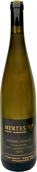 2023 Devonschiefer Goldtröpfchen Riesling Auslese edelsüß - Weingut Mathias Mertes