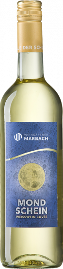 2023 Mondschein Weißwein Cuvée halbtrocken - Weingärtner Marbach eG