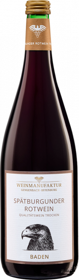2022 Spätburgunder Rotwein trocken 1,0 L - Weinmanufaktur Gengenbach