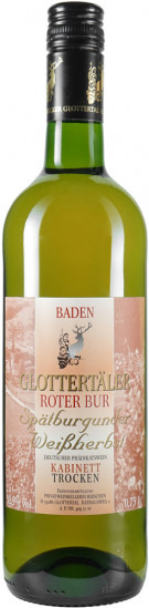 2021 Spätburgunder Weißherbst Roter Bur Kabinett tr. trocken - Weinkellerei Hirschen Glottertal