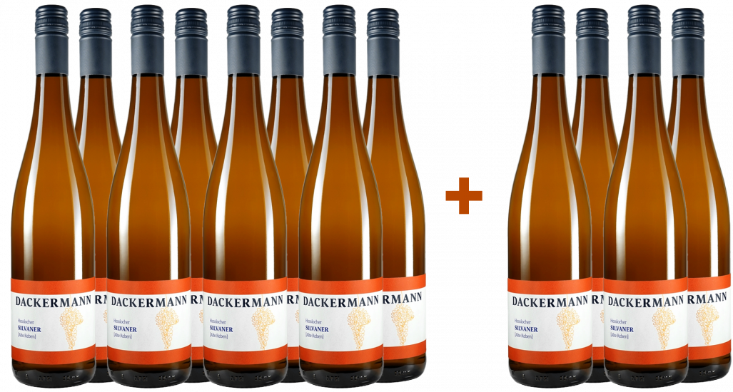 8+4 Paket Hesslocher Silvaner (Alte Reben) Ortswein - Weingut Dackermann