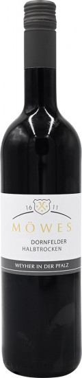 2023 Dornfelder Rotwein halbtrocken - Weingut Möwes