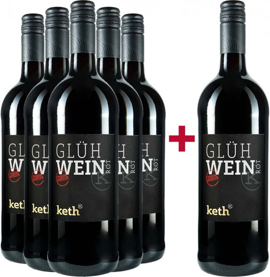 5+1 Paket Original Winzerglühwein Rot - Weingut Matthias Keth