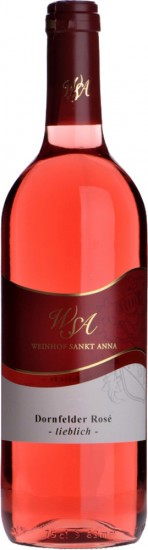 2017 Dornfelder Rosé QbA lieblich - Weingut Sankt Anna