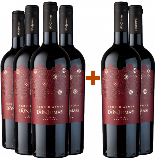 4+2 Paket Nero d’Avola Sicilia DOC - Don Tomasi