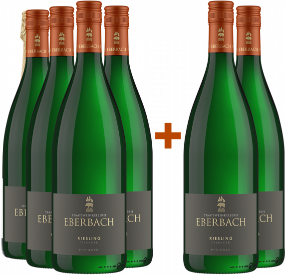 4+2 Paket Riesling feinherb 1,0 L - Kloster Eberbach