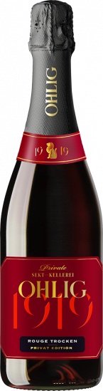 Ohlig Privat Rouge trocken - Sektkellerei OHLIG