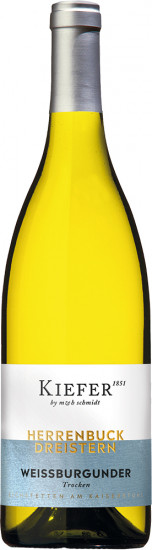2022 Weißburgunder Dreistern Eichstetter Herrenbuck trocken - Weingut Friedrich Kiefer