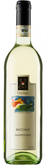 2016 Franken Öko Bacchus QbA halbtrocken - Winzergemeinschaft Franken eG