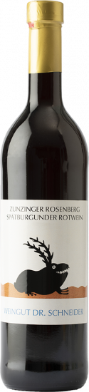 2016 ZunZinger Rosenberg Spätburgunder Rotwein trocken - Weingut Dr. Schneider