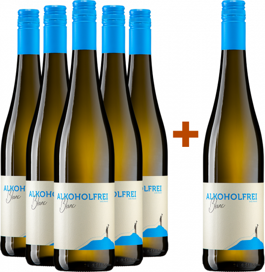 5+1 Paket BLANC lieblich - alkoholfrei - Winzergenossenschaft Herxheim am Berg