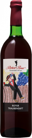 Roter Traubensaft alkoholfrei - Roter Bur Glottertäler Winzer