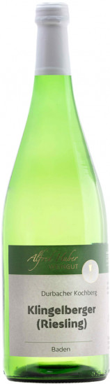 2023 Klingelberger Riesling halbtrocken 1,0 L - Weingut Alfred Huber