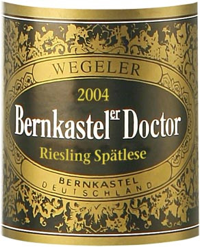 2004 Bernkasteler Doctor Riesling Spätlese Fruchtig (375ml) - Weingut Wegeler