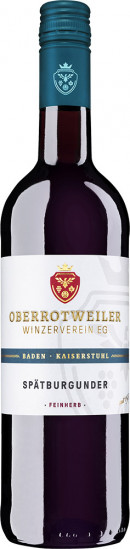 2025 Spätburgunder Rotwein, 0,75 L, Region Kaiserstuhl, Baden feinherb - Oberrotweiler Winzerverein
