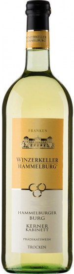 2016 Hammelburger Burg Kerner Kabinett trocken 1,0 L - Winzerkeller Hammelburg