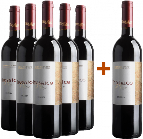 5+1 Paket Crianza El Mosaico de Baco Ribera del Duero DO - El Mosaico de Baco