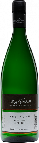 2024 Erbacher Honigberg Riesling lieblich 1,0 L - Weingut Heinz Nikolai