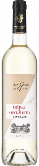 2023 La Grive au Grain Blanc Cru Classé Côtes de Provence AOP - Château de Saint-Martin
