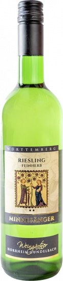 2024 Riesling** feinherb, Minnesänger feinherb - Horrheim-Gündelbach