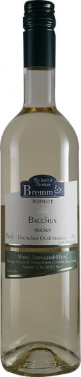 2020 Bacchus Qualitätswein trocken - Weingut Bremm