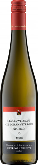 2024 Mußb.Johannitergarten Riesling Kabinett trocken - Staatsweingut mit Johannitergut