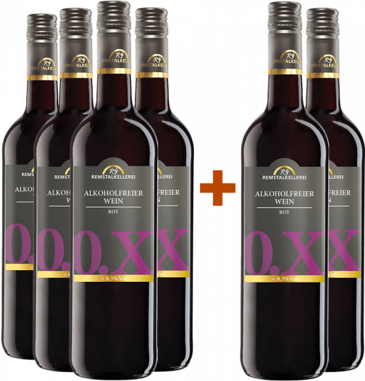 4+2 Alkoholfreier Wein Rot 