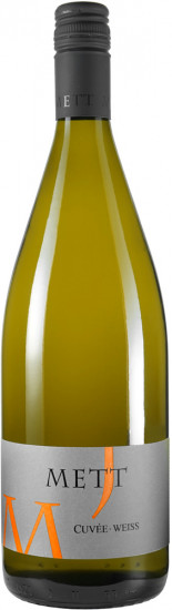 2020 Cuvée Weiss feinfruchtig 1,0 L - Weingut Mett & Weidenbach
