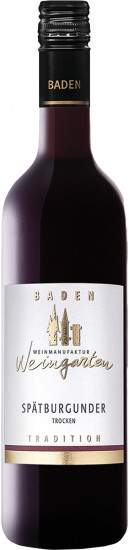 2022 Weinmanufaktur Weingarten Spätburgunder Rotwein Tradition trocken - Weinmanufaktur Weingarten