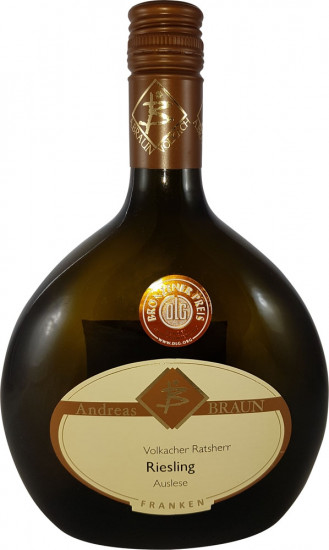 2015 Volkacher Ratsherr Riesling Auslese süß - Weingut Andreas Braun