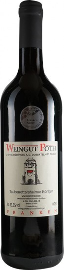2015 Tauberrettersheimer Königin Zweigelt Spätlese trocken - Weingut Poth