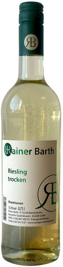 2024 Riesling trocken - Weingut Rainer Barth