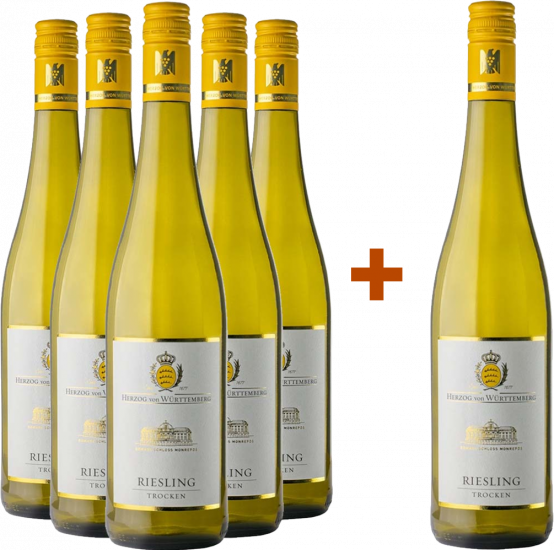 Herzog von Württemberg 5+1 Riesling Schloss Monrepos-Paket - Weingut Herzog von Württemberg