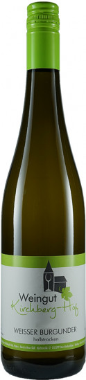 2023 Weisser Burgunder trocken - Weingut Kirchberg-Hof