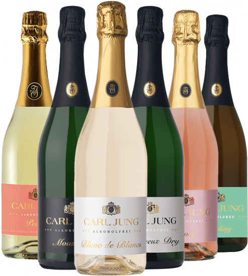Sparkling-Paket entalkoholisiert (6 Flaschen) - Carl Jung