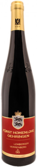 2016 Verrenberger VERRENBERG Lemberger VDP. Grosse Lage trocken Bio - Weingut Fürst Hohenlohe-Oehringen