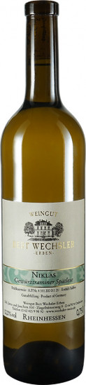 2020 Niklas Gewürztraminer Spätlese lieblich - Weingut Bert Wechsler Erben