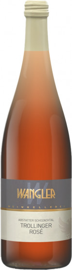 2023 Abstatter Schozachtal Trollinger Rosé feinherb 1,0 L - Weinkellerei Wangler