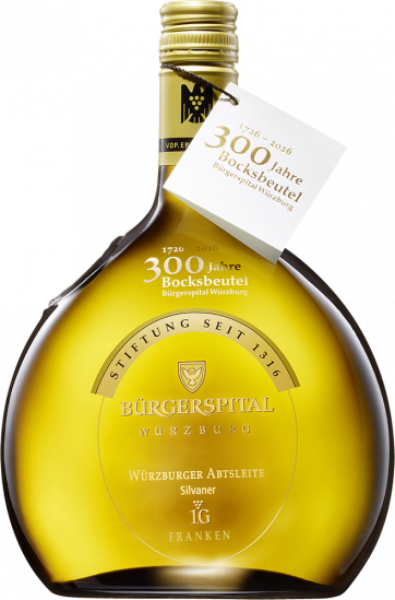 2025 Würzburger Abtsleite Silvaner 1G ERSTE LAGE '300 Jahre Bocksbeutel Bürgerspital' trocken - Stiftung Bürgerspital zum Hl. Geist Weingut