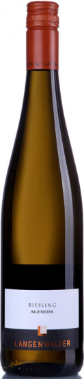 2013 Riesling QbA halbtrocken 1,0 L - Weingut Langenwalter