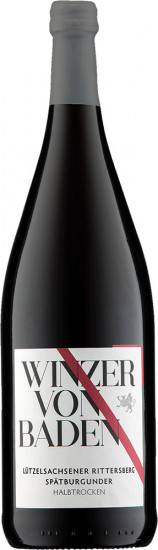Spätburgunder Lützelsachsener Rittersberg halbtrocken 1,0 L - Winzer von Baden