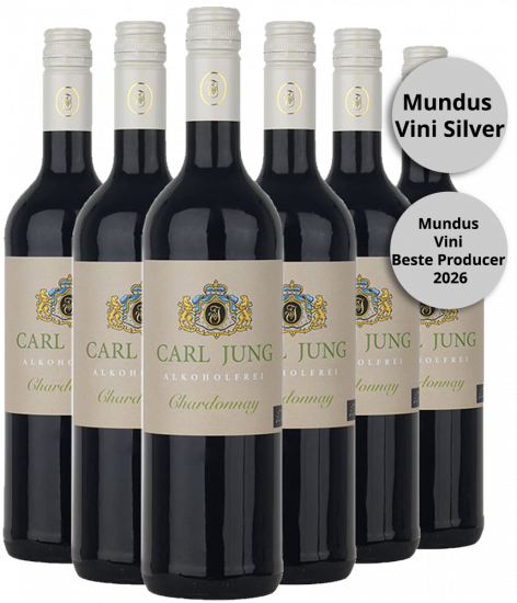 Chardonnay Entalkoholisierter Wein BIO (6 Flaschen) Bio - Carl Jung