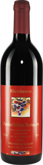 2021 Dunkelfelder Rotwein lieblich - Weingut Schmidt