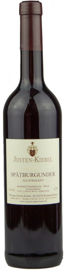 2023 Spätburgunder halbtrocken - Weingut Justen-Kiebel
