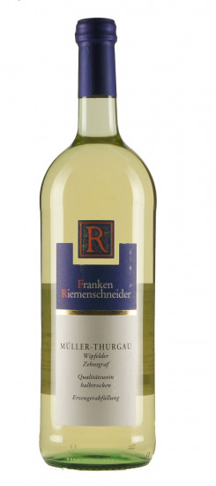 2015 Wipfelder Zehntgraf Müller-Thurgau QbA halbtrocken 1,0 L - Winzergemeinschaft Franken eG