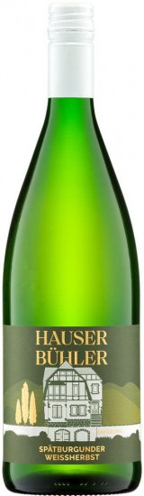 2020 Spätburgunder Weißherbst feinfruchtig feinherb 1,0 L - Weingut Hauser-Bühler